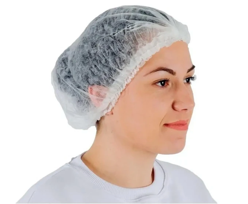 Cofia Blanca Tressor Tipo Click Bolsa x 100 UN