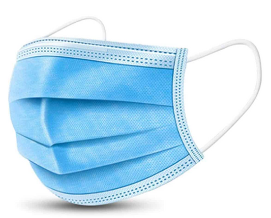 Mascarillas Tres pliegues Caja x 50 UN