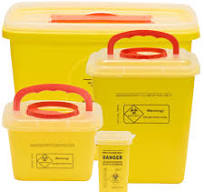 Caja Plastica Amarilla Cortopunzante