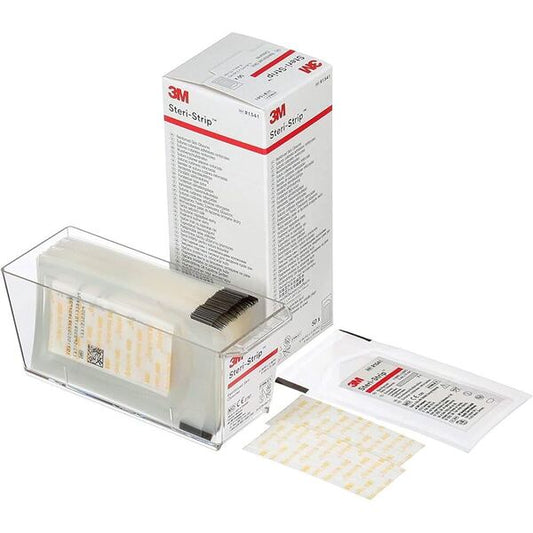 Steri Strip 3M 6 x 7,5 CM Sobre Rojo, Caja x 50 Sobres